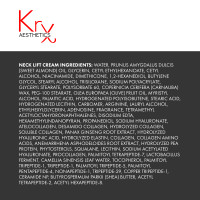 NECK LIFT CREAM. Интенсивный анти-эйдж крем для шеи и декольте с 6-ю видами растворимого Микроколлагена (коллагеновые нити) и 22-мя активными ингредиентами для клеточного омоложения, 50 гр