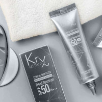 CLINICAL SKIN FILTER TINTED SUNSCREEN SPF 50 PA+++. Солнцезащитный крем-флюид с тинтом, тон темный цвет загара, 30 гр