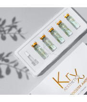 DERM ACNE CONTROL MESO BOOSTER AMPOULE. Гелевый бустер-концентрат с Биотином и Салициловой кислотой для работы с акне и постакне. Бокс из 5 ампул х 5 мл