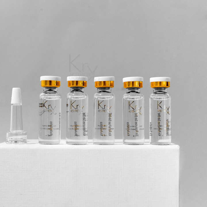 HYDRO STEMCELL MESO BOOSTER AMPOULE. Гелевый бустер-концентрат со Стволовыми Клетками 6-ти ботаникал экстрактов и Гиалуроновой кислотой для глубокого увлажнения всех типов кожи. Ампула 5 мл